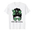 Messy Bun Mental Health Awareness T-Shirt - Custom Art Print Men Women - T-Shirt, Sweatshirt, Hoodie