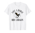 Bookish Dragon Rider Book Lover Fantasy T-Shirt - Minimalist Print Unisex - T-Shirt, Sweatshirt, Hoodie