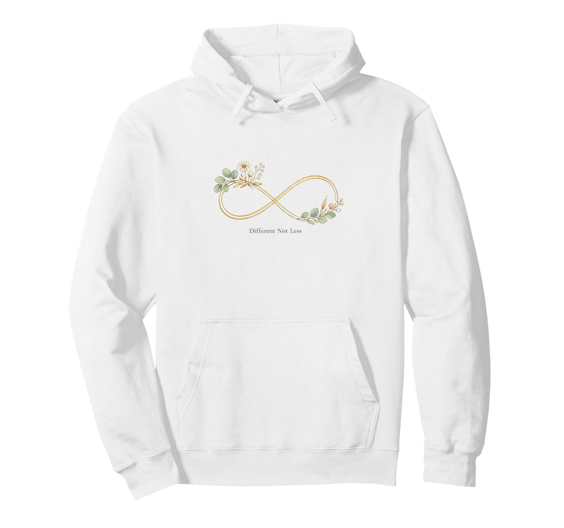 Autism Acceptance Different Not Less Hoodie - Trendy Graphic Men Women - T-Shirt, Sweatshirt, Hoodie