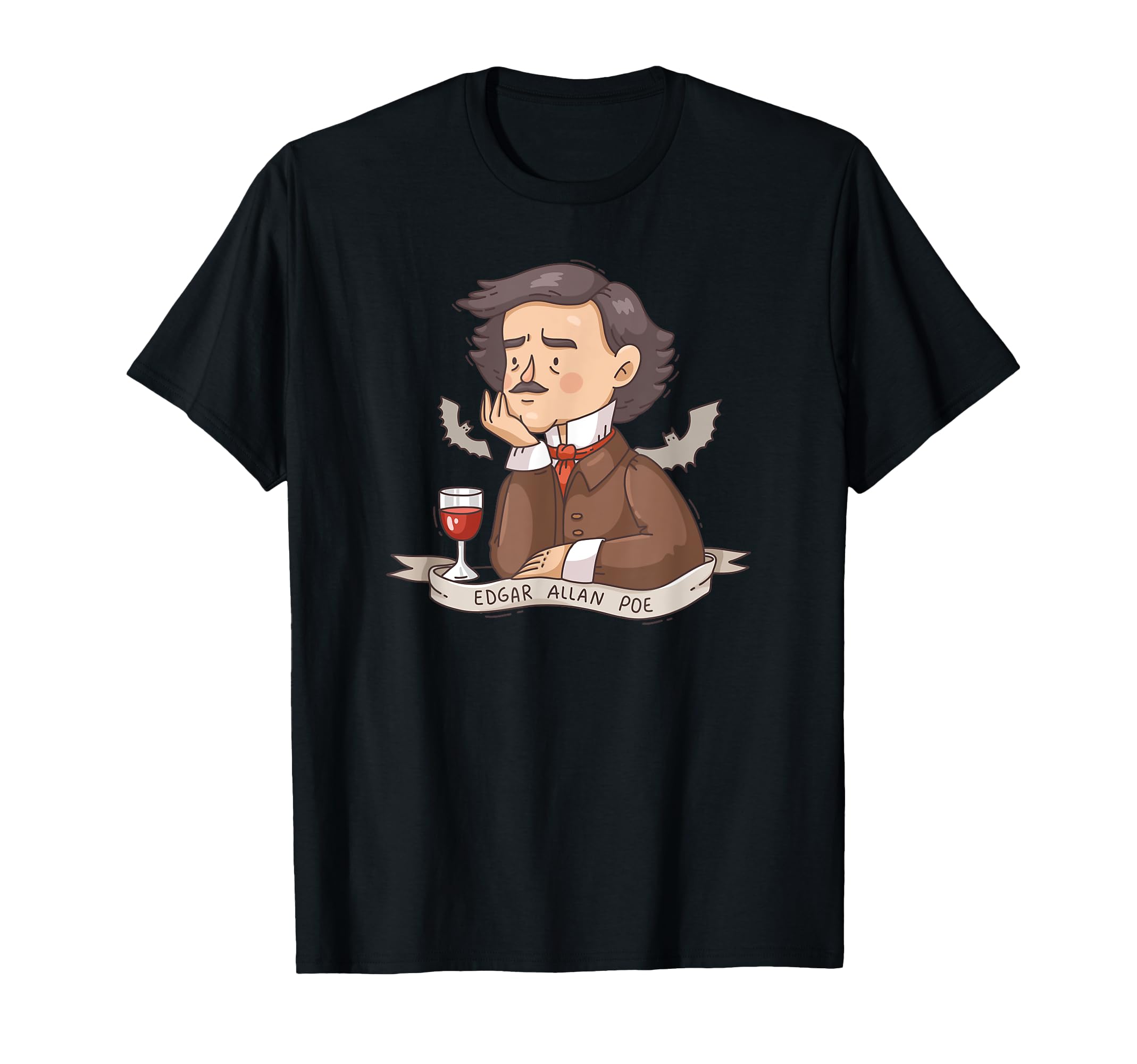Funny Edgar Allan Poe Raven Bookish Book T-Shirt - Trendy Graphic Unisex - T-Shirt, Sweatshirt, Hoodie