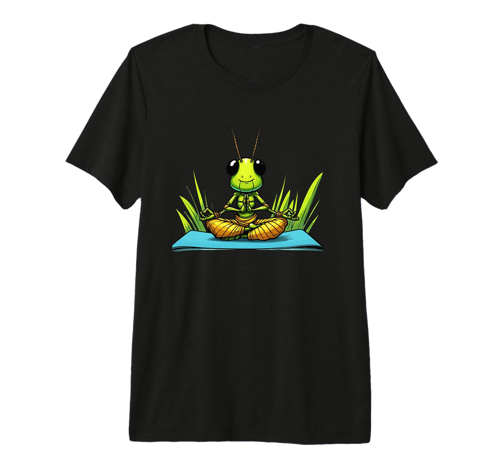 Meditation Grasshopper Yoga Pose T-Shirt - Custom Art Print for Adults - T-Shirt, Sweatshirt, Hoodie