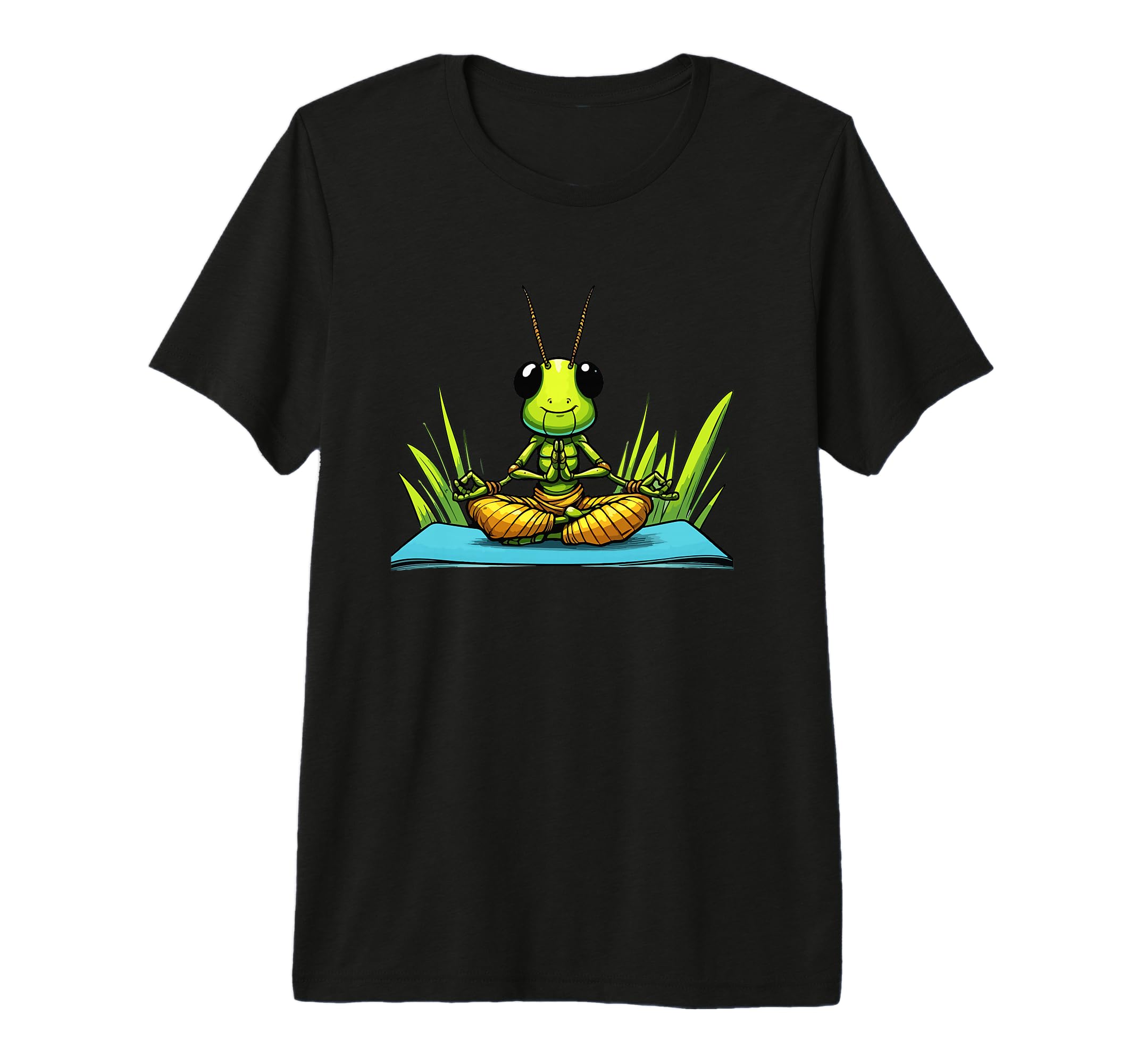 Meditation Grasshopper Yoga Pose T-Shirt - Custom Art Print for Adults - T-Shirt, Sweatshirt, Hoodie
