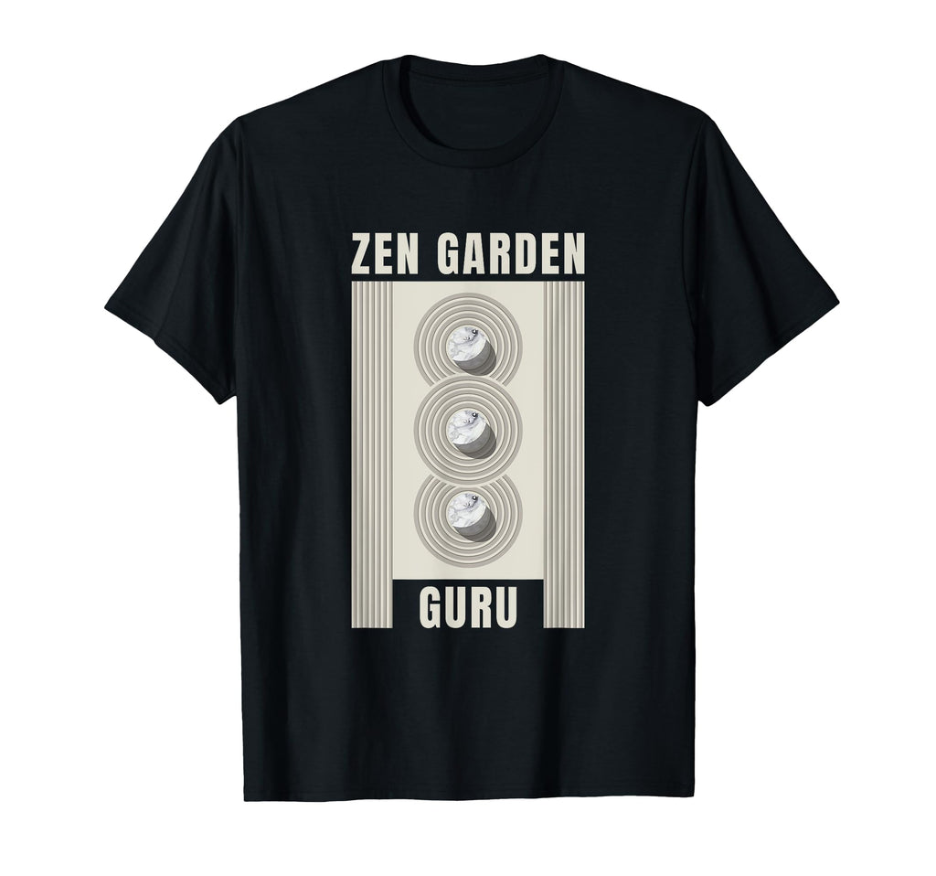Zen Garden Guru Mindfulness Meditation T-Shirt - Unique Graphic Unisex - T-Shirt, Sweatshirt, Hoodie