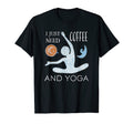 Yoga And Coffee Zen Buddha Meditation T-Shirt - Graphic Print Unisex - T-Shirt, Sweatshirt, Hoodie