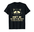 Dont Be Too Nice To Me Okay Its T-Shirt - Minimalist Print for Adults - T-Shirt, Sweatshirt, Hoodie