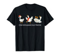 Overstimulated But Festive Funny Goose T-Shirt - Custom Art Print Men Women - T-Shirt, Sweatshirt, Hoodie