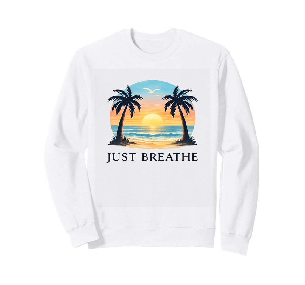 Breathe Calm Energy Breathwork Sweatshirt - Aesthetic Graphic for Adults - T-Shirt, Sweatshirt, Hoodie