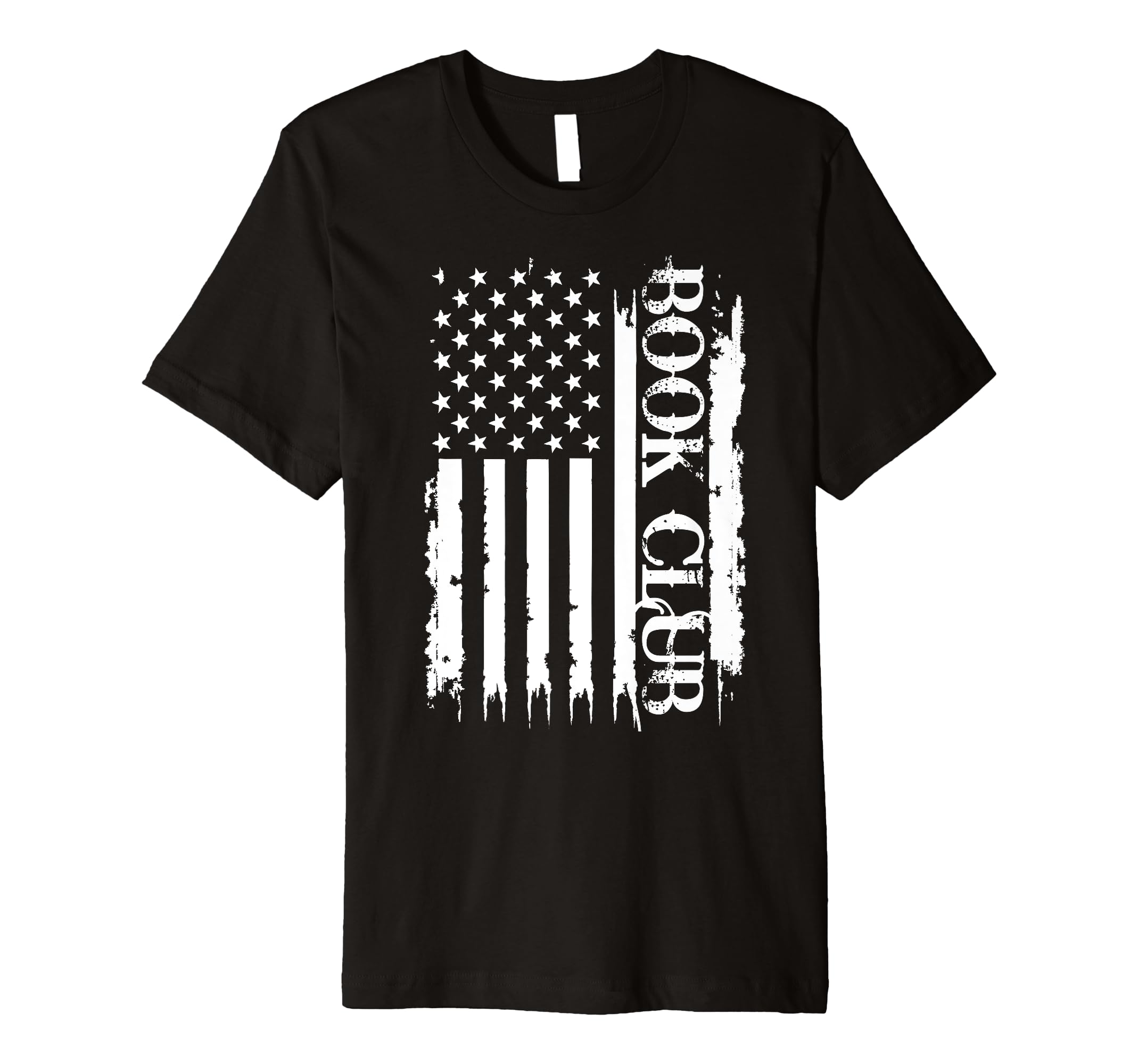 Book Club United States Distressed W T-Shirt - Unique Graphic for Adults - T-Shirt, Sweatshirt, Hoodie