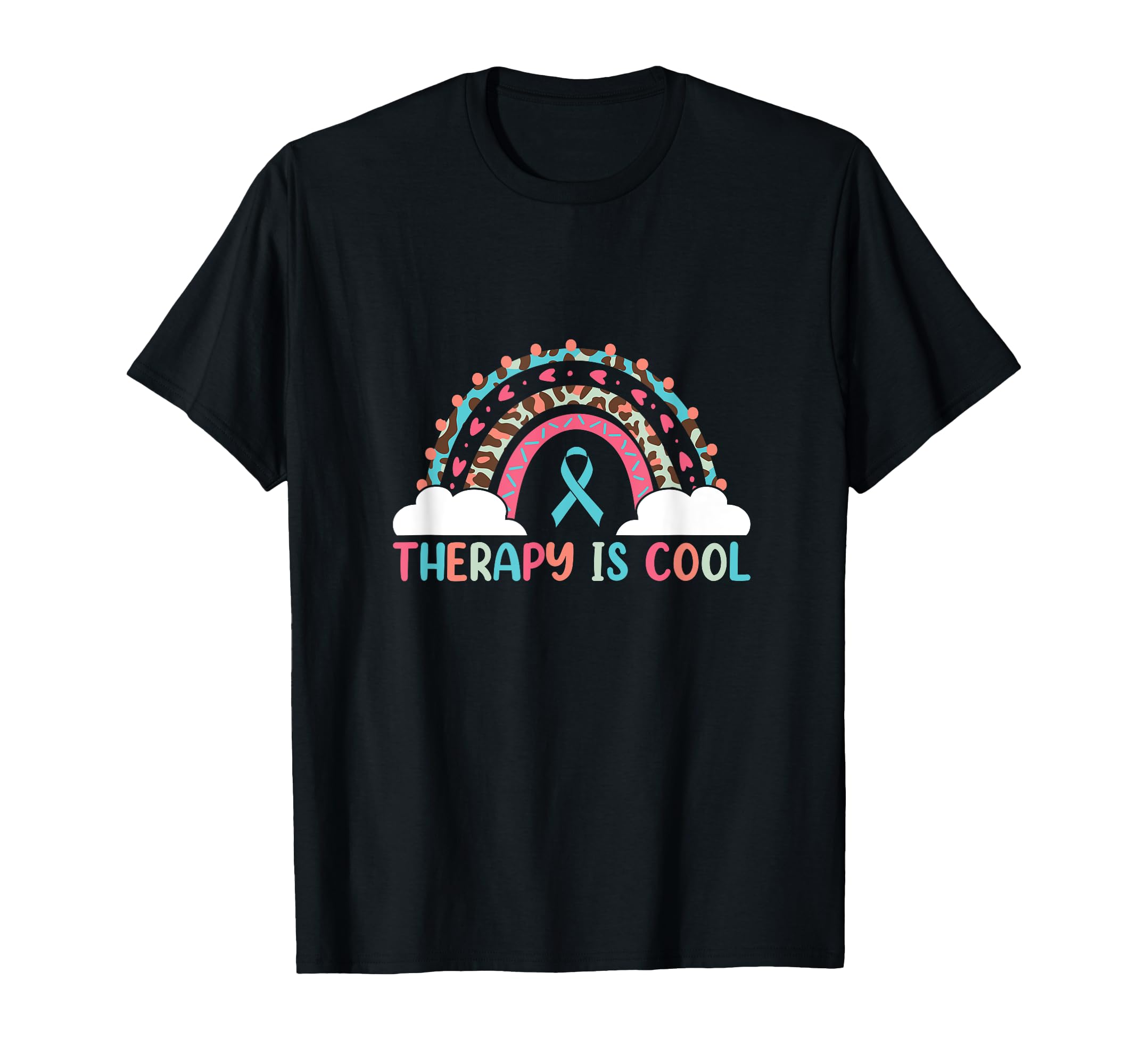 Therapy Is Believe Yourself Positive T-Shirt - Trendy Graphic Unisex - T-Shirt, Sweatshirt, Hoodie