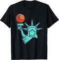 NYC Statue of Liberty Basketball Funny New York City Sports T-Shirt Unisex T-shirt, Sweatshirt, Hoodie, Long Sleeve Tee - T-Shirt, Sweatshirt, Hoodie