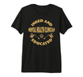 Inked And Educated Mental Health T-Shirt - Minimalist Print Men Women - T-Shirt, Sweatshirt, Hoodie