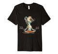 Meditation Hyena Yoga Pose Relaxing T-Shirt - Minimalist Print Unisex - T-Shirt, Sweatshirt, Hoodie