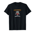 Low Battery Please Wait Funny Low T-Shirt - Aesthetic Graphic for Adults - T-Shirt, Sweatshirt, Hoodie