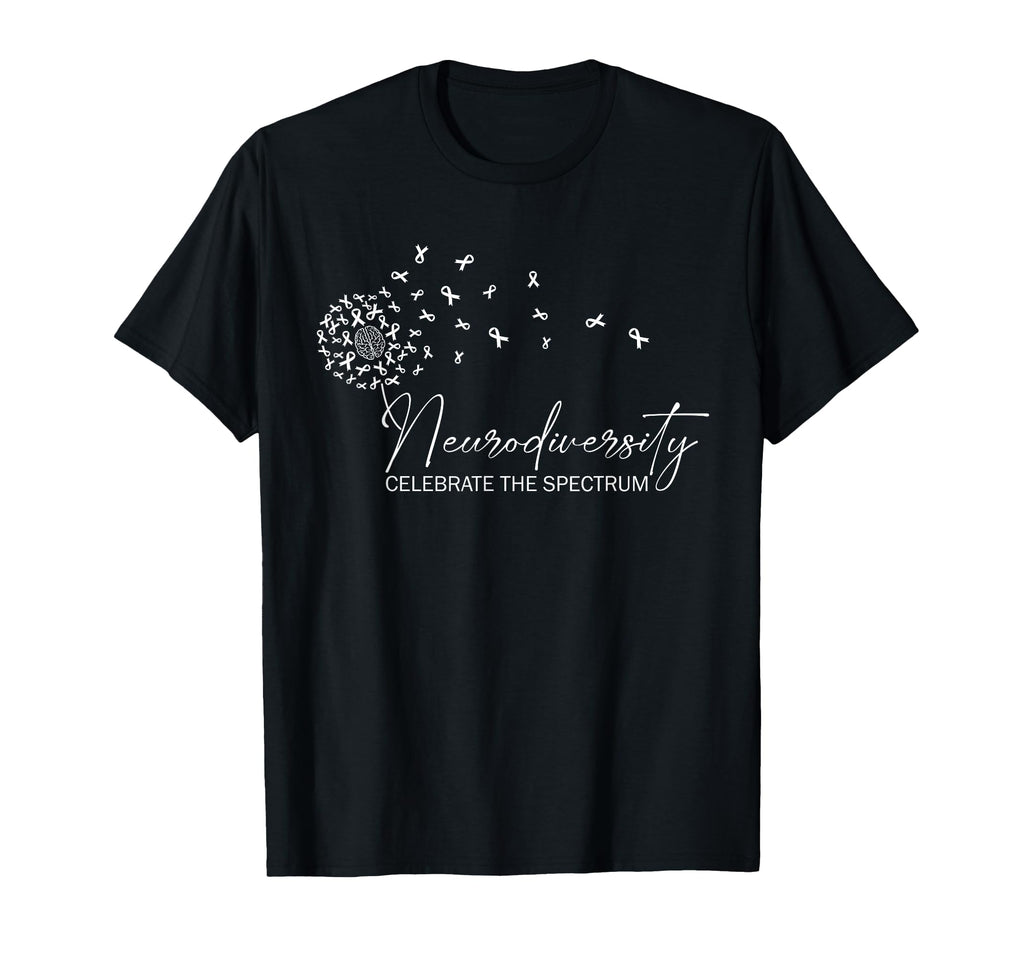 Neurodiversity Celebrate Spectrum Adhd T-Shirt - Graphic Print Unisex - T-Shirt, Sweatshirt, Hoodie