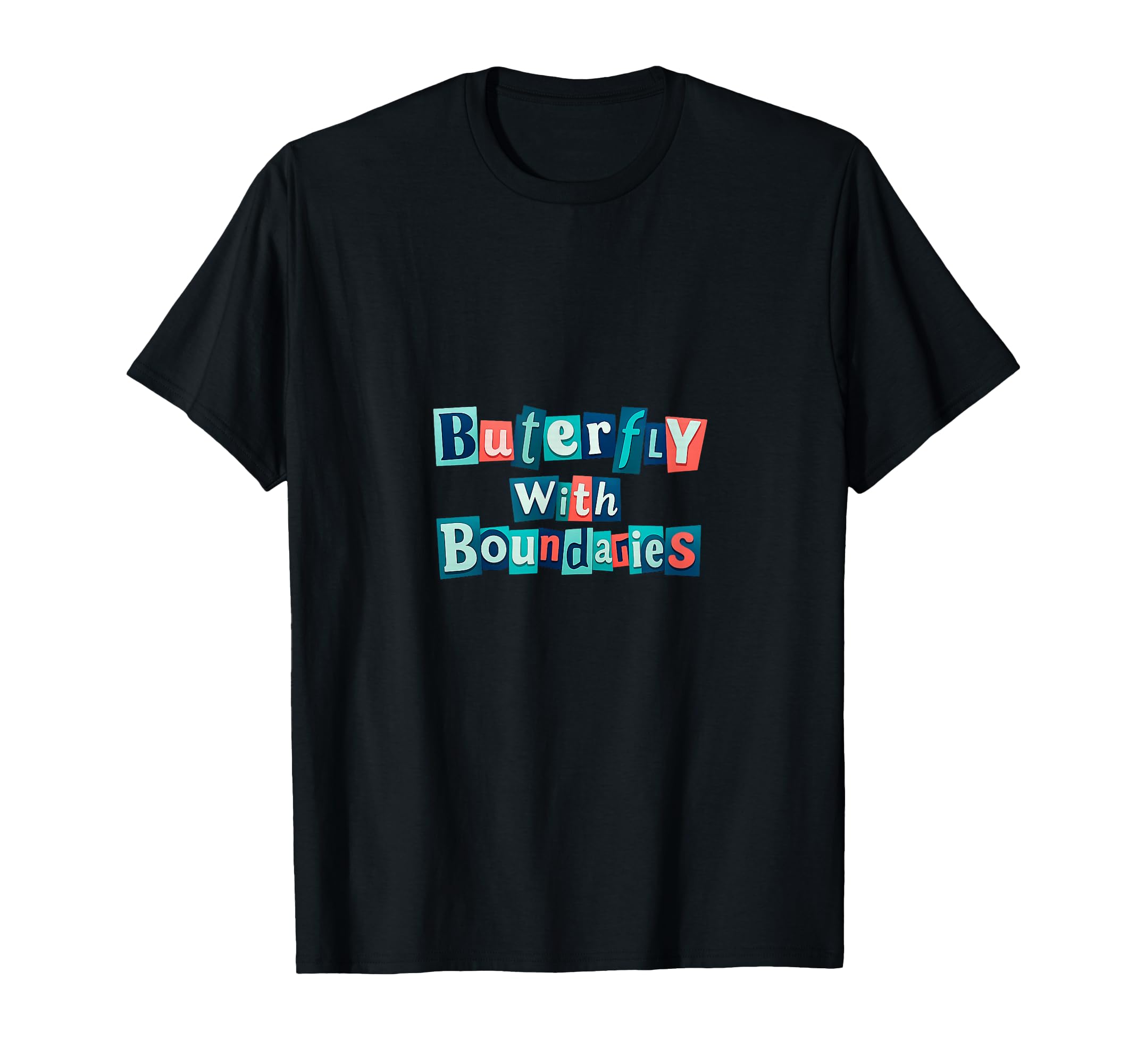 Butterfly Boundaries Introvert Anti Social T-Shirt - Trendy Graphic Unisex - T-Shirt, Sweatshirt, Hoodie