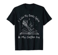 I Like My Books Spicy And My Coffee T-Shirt - Aesthetic Graphic Men Women - T-Shirt, Sweatshirt, Hoodie