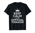Keep Calm Im Teenager 13Th Birthday T-Shirt - Minimalist Print Men Women - T-Shirt, Sweatshirt, Hoodie