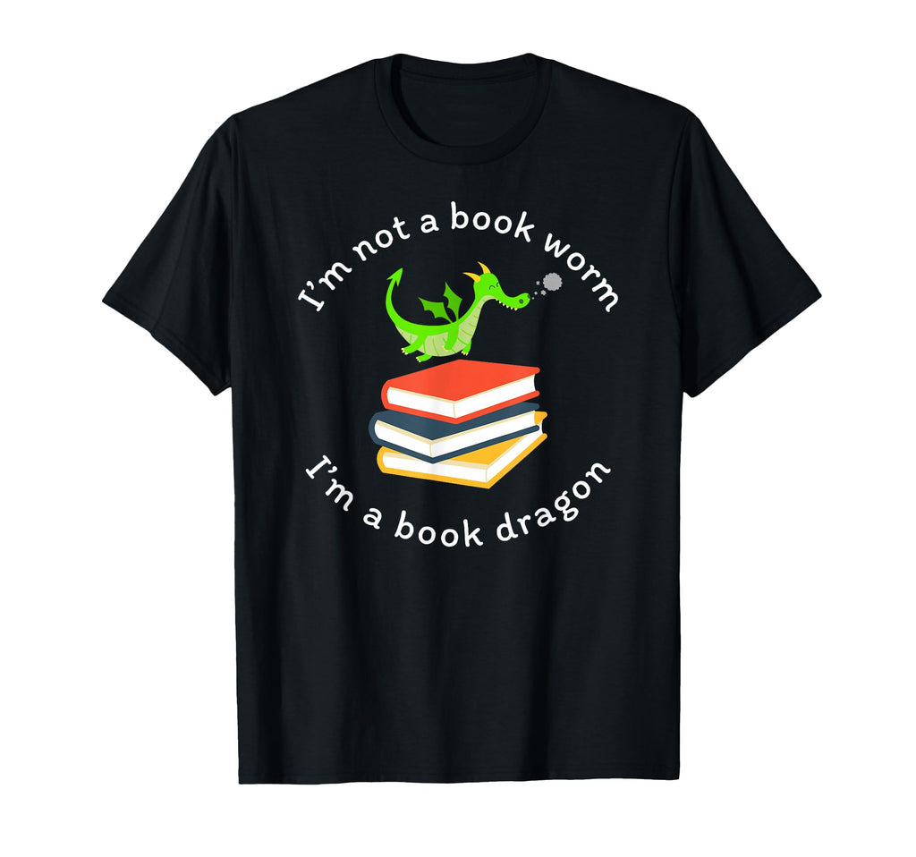 Im Book Dragon Reader And Book Lover T-Shirt - Unique Graphic Men Women - T-Shirt, Sweatshirt, Hoodie