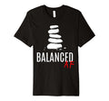 Balanced Af Healing Stone Meditation Zen T-Shirt - Novelty Apparel Unisex - T-Shirt, Sweatshirt, Hoodie