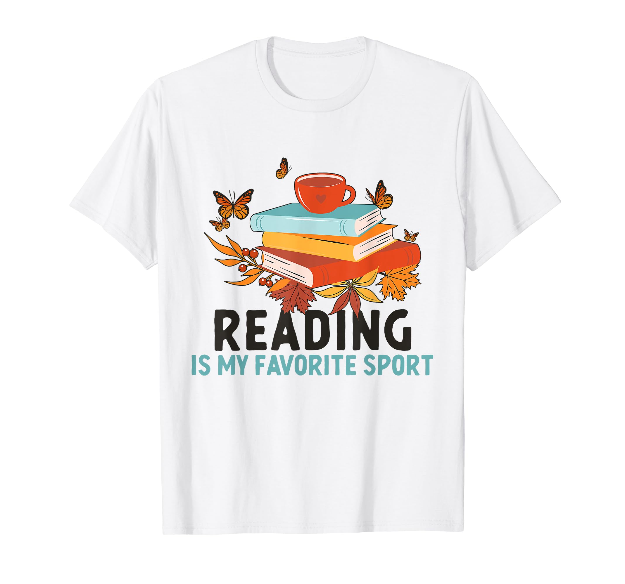 Reading Is My Favorite Sport T-Shirt - Aesthetic Graphic for Adults - T-Shirt, Sweatshirt, Hoodie
