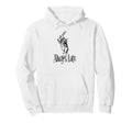 Always Late White Rabbit Alice Wonderland Hoodie - Graphic Print for Adults - T-Shirt, Sweatshirt, Hoodie