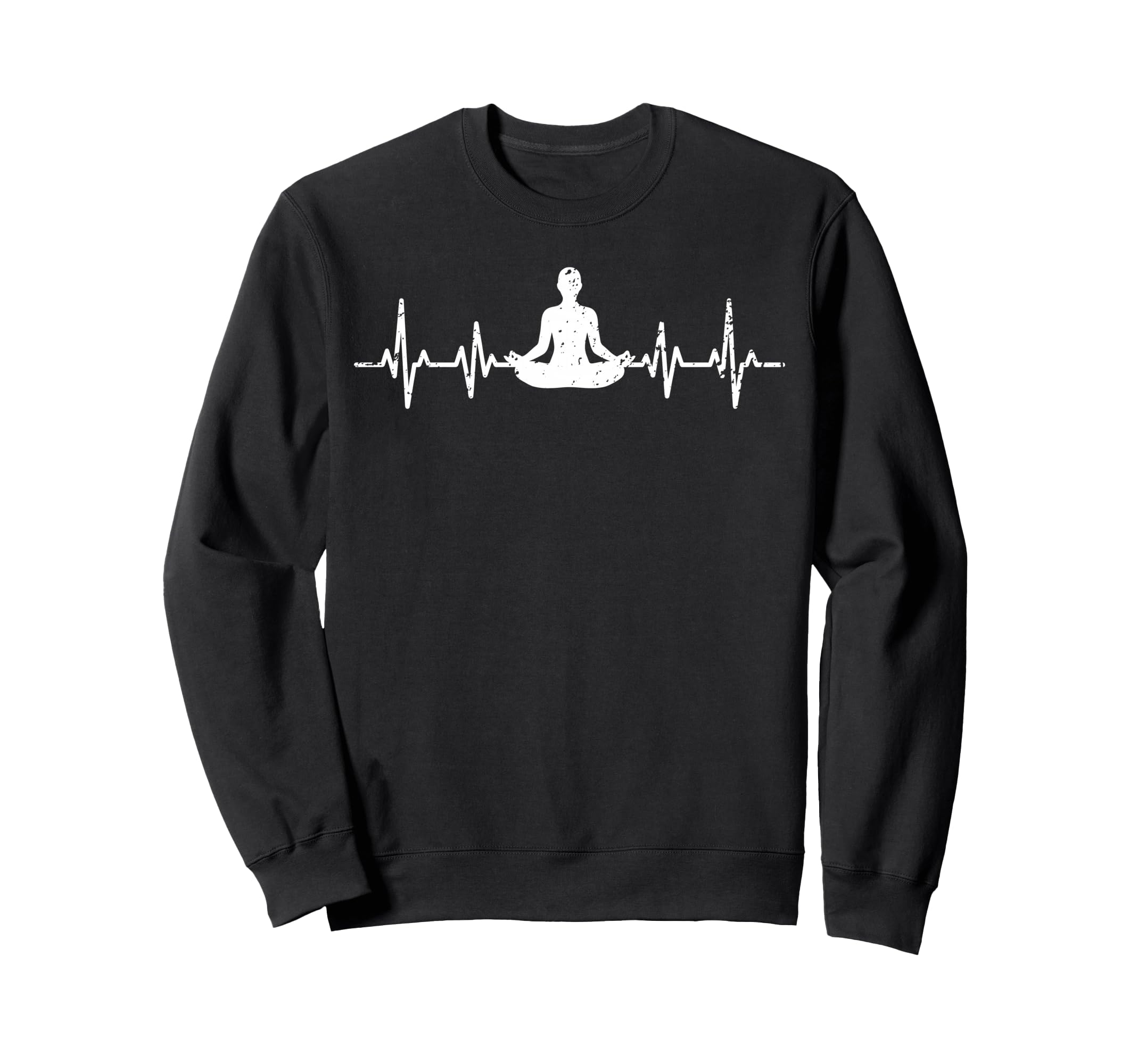 Heartbeat Om Yoga Meditation Mandala Sweatshirt - Graphic Print Unisex - T-Shirt, Sweatshirt, Hoodie