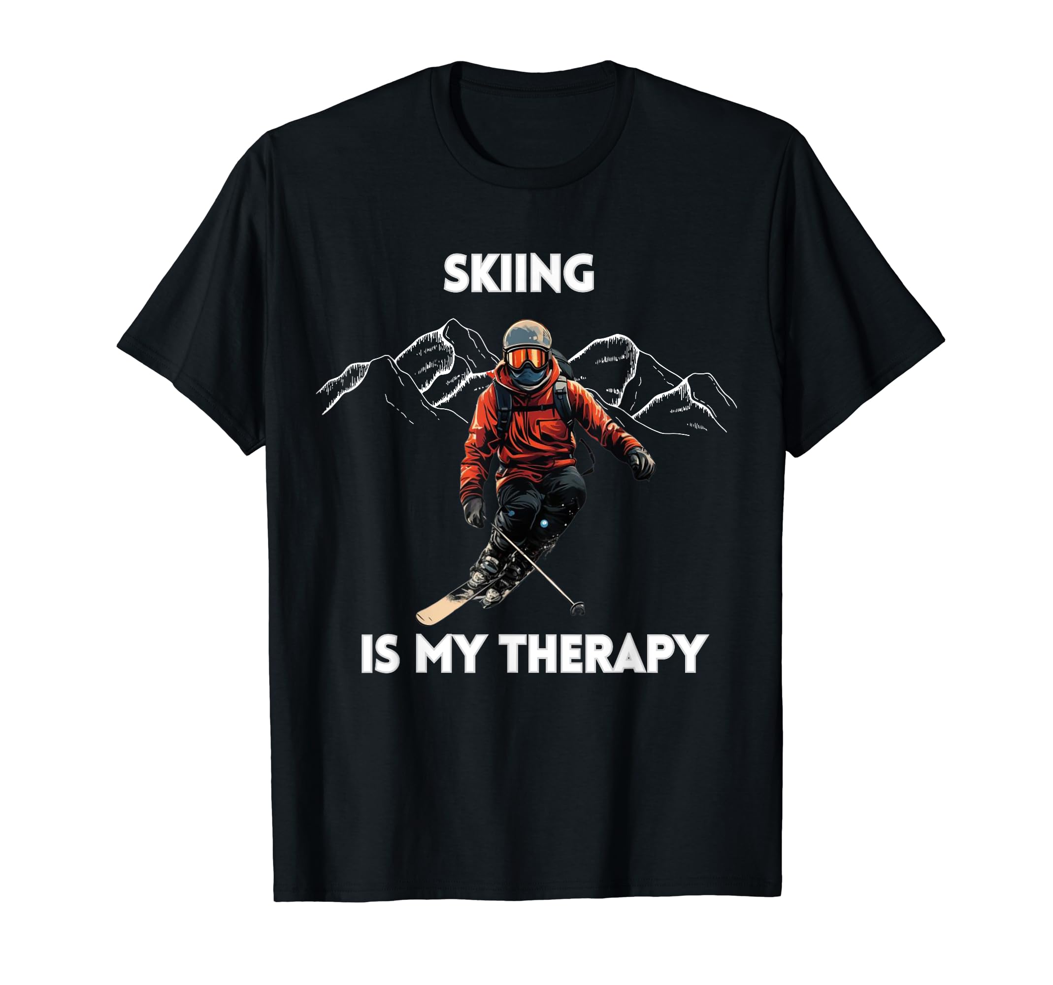 Asoler Aesthetic Fun Ski Snow Winter Sweatshirt - Unique Graphic Men Women - T-Shirt, Sweatshirt, Hoodie