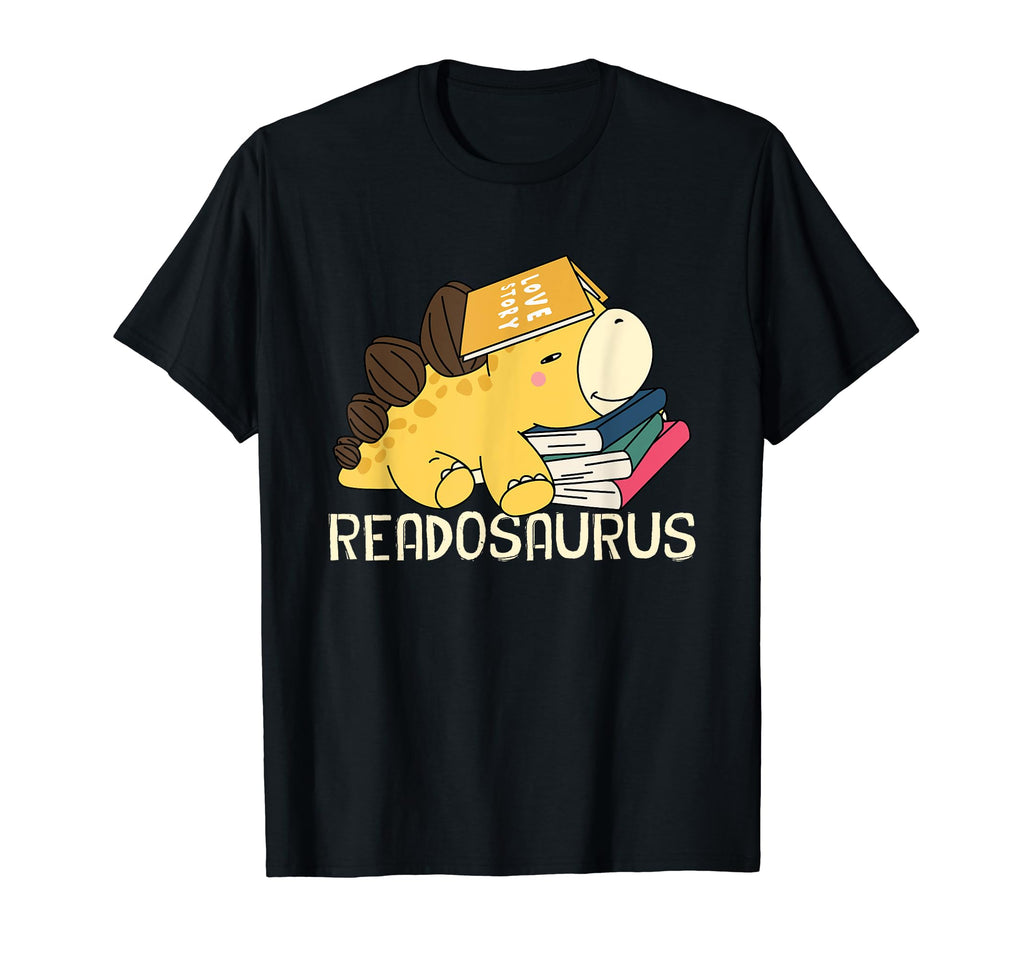 Reading Lover Readosaurus T-Shirt - Fun Novelty Design for Adults - T-Shirt, Sweatshirt, Hoodie