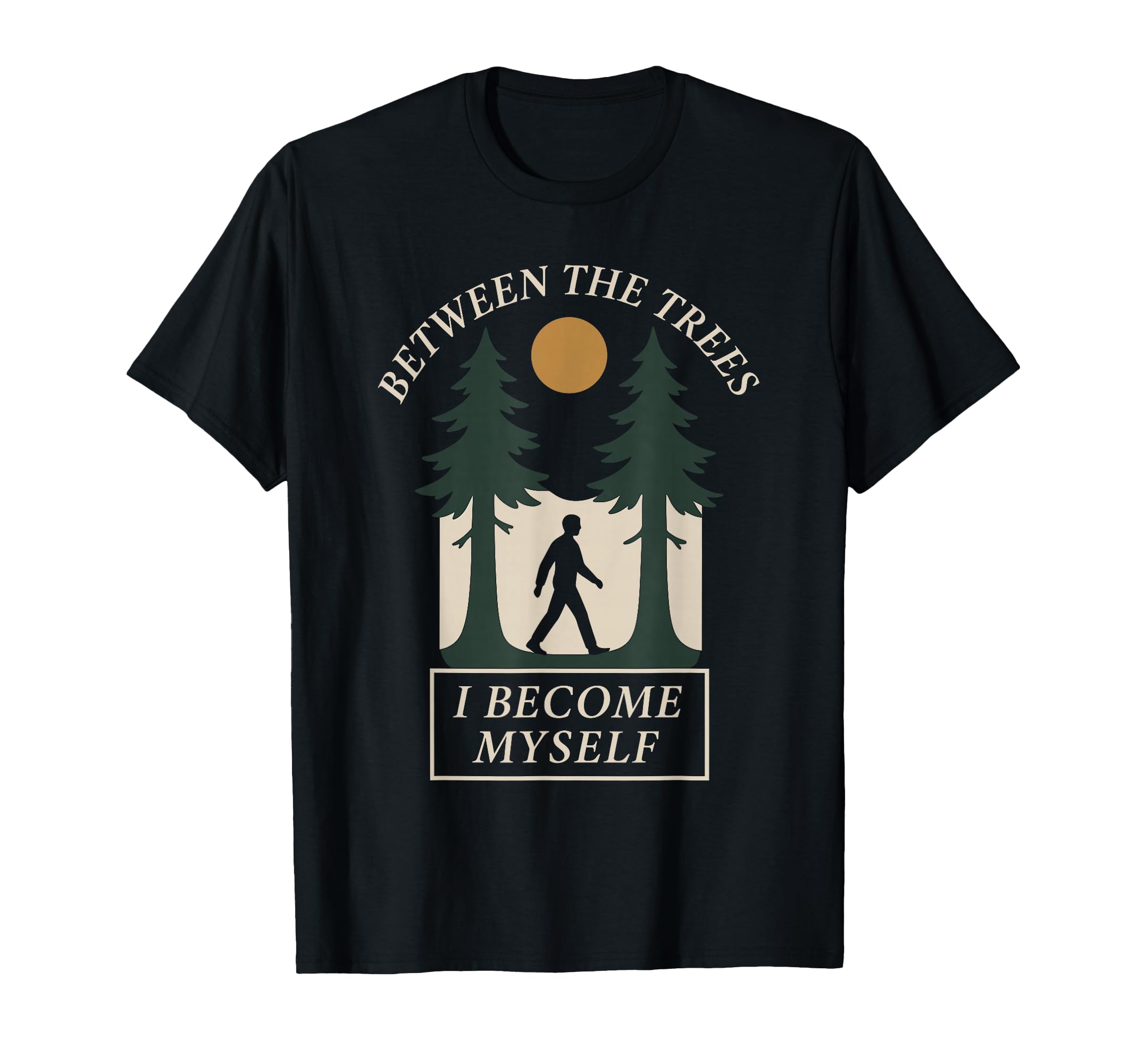 Forest Walk Overthinker Mental Reset T-Shirt - Casual Everyday Wear Unisex - T-Shirt, Sweatshirt, Hoodie