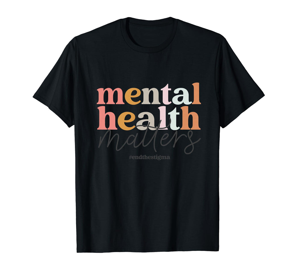 Mental Health Matters Mental Health T-Shirt - Minimalist Print for Adults - T-Shirt, Sweatshirt, Hoodie