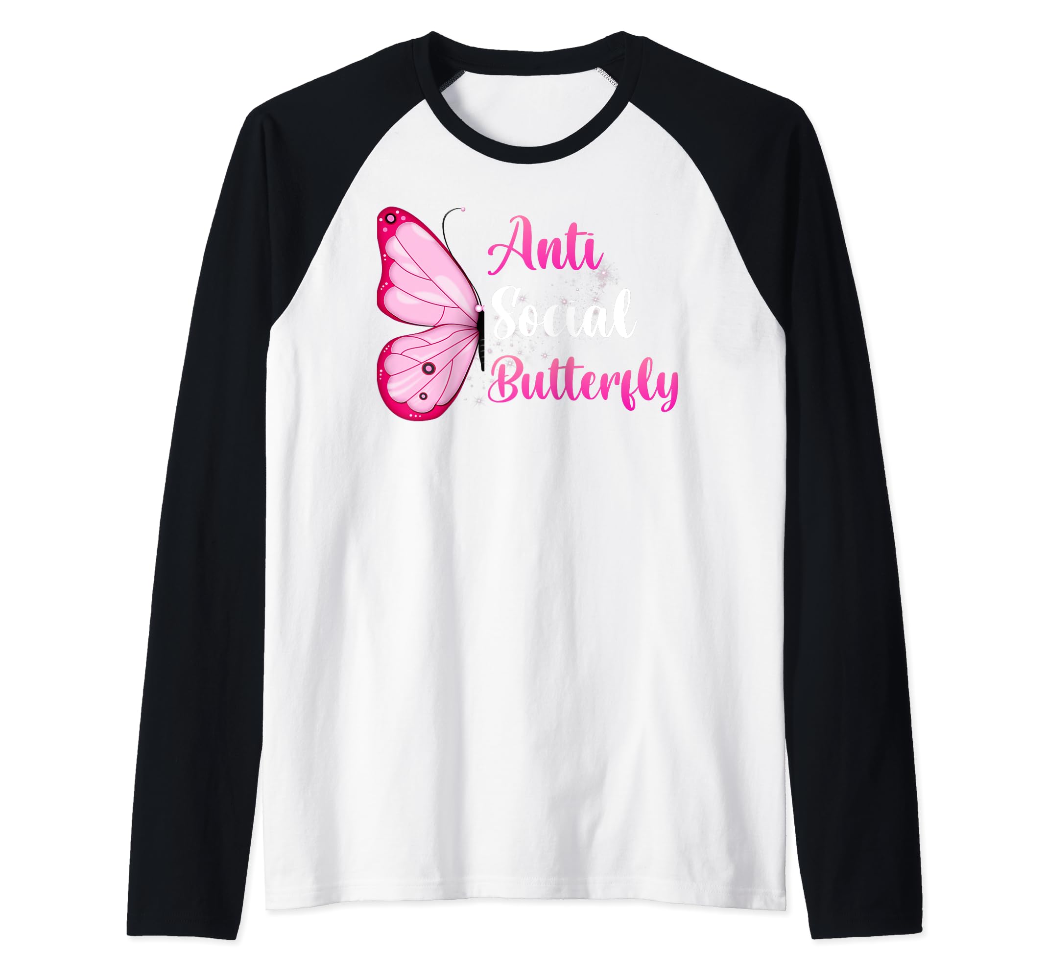 Anti Social Butterfly Butterflies T-Shirt - Novelty Apparel Men Women - T-Shirt, Sweatshirt, Hoodie