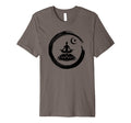 Crescent Lotus Meditation Minimalist T-Shirt - Graphic Print for Adults - T-Shirt, Sweatshirt, Hoodie