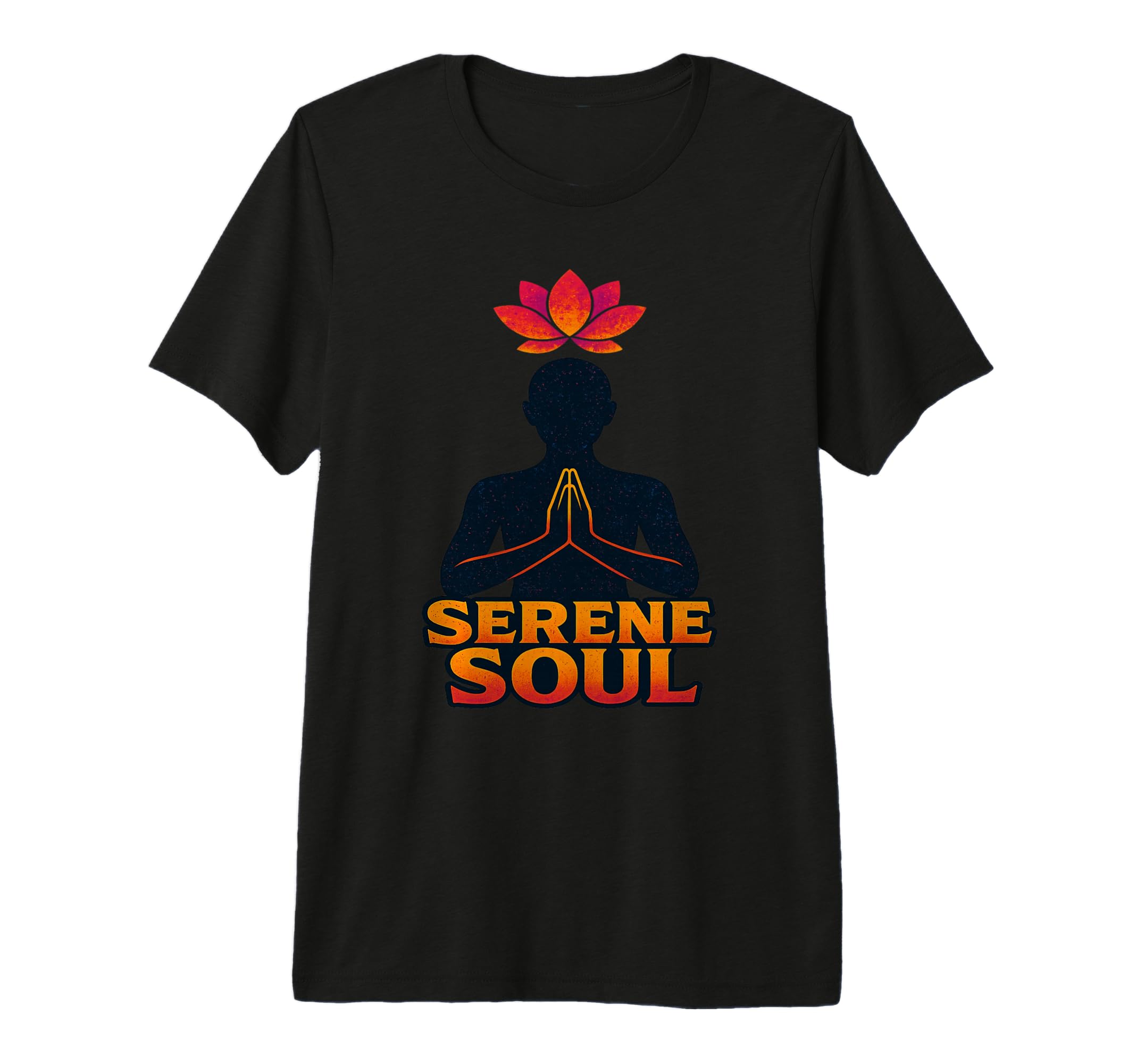 Serene Soul Zen Meditation T-Shirt - Fun Novelty Design Men Women - T-Shirt, Sweatshirt, Hoodie