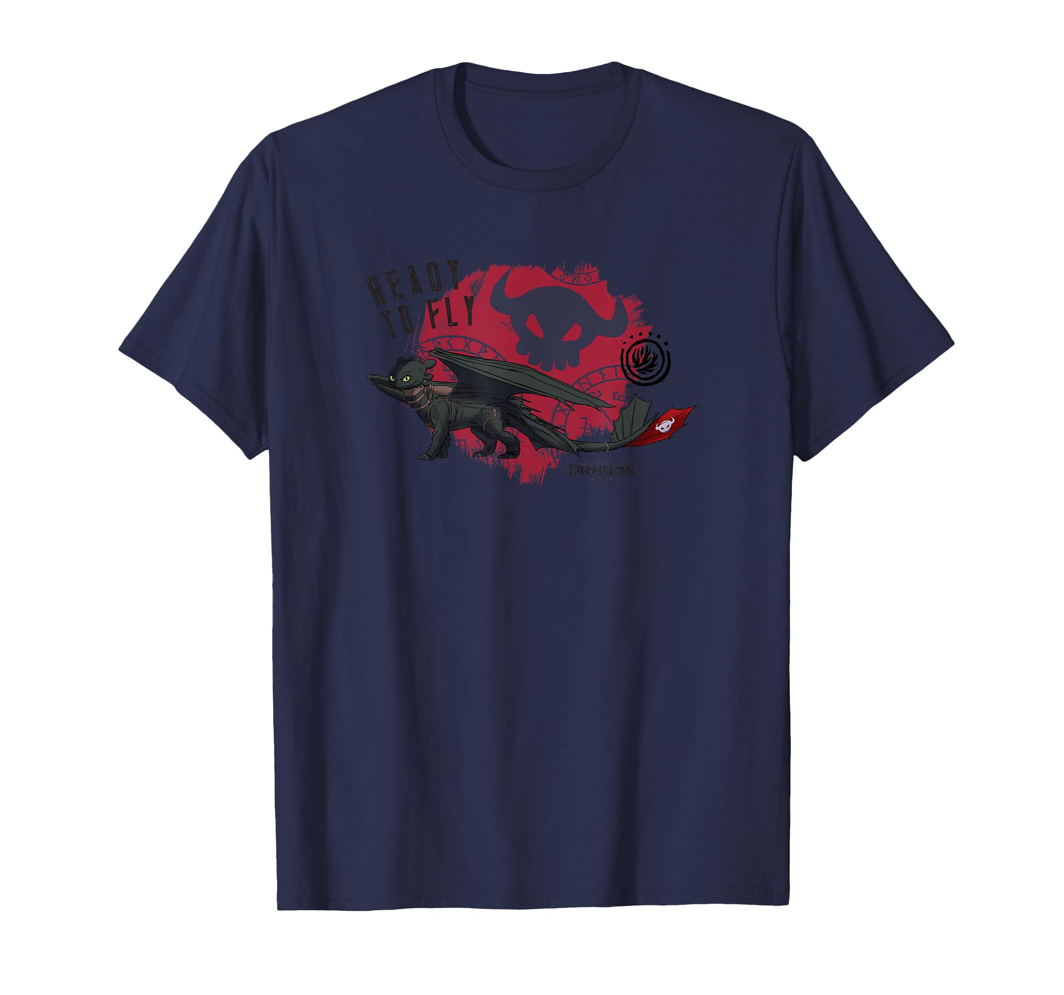 Dreamworks Dragons Toothless Ready To T-Shirt - Unique Graphic Men Women - T-Shirt, Sweatshirt, Hoodie