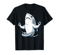 Meditation Shark Yoga Pose Relaxing T-Shirt - Casual Everyday Wear Unisex - T-Shirt, Sweatshirt, Hoodie