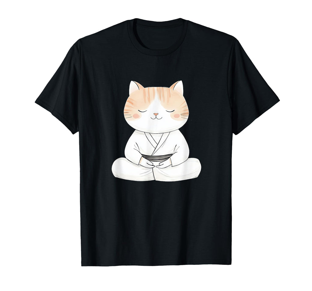 Zen Cat Meditation Art Yoga And T-Shirt - Streetwear Style Unisex - T-Shirt, Sweatshirt, Hoodie