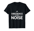 Obedience Over Noise Christian Faith T-Shirt - Casual Everyday Wear Unisex - T-Shirt, Sweatshirt, Hoodie