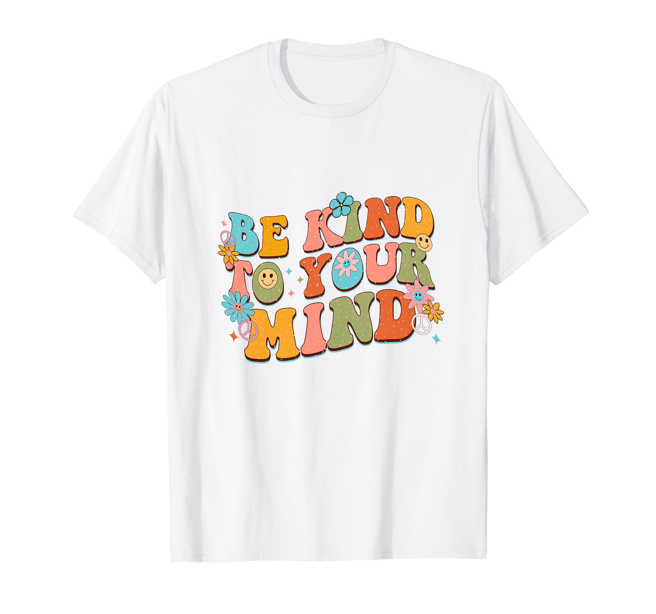 Be Kind To Your Mind Butterfly Mental T-Shirt - Graphic Print Unisex - T-Shirt, Sweatshirt, Hoodie