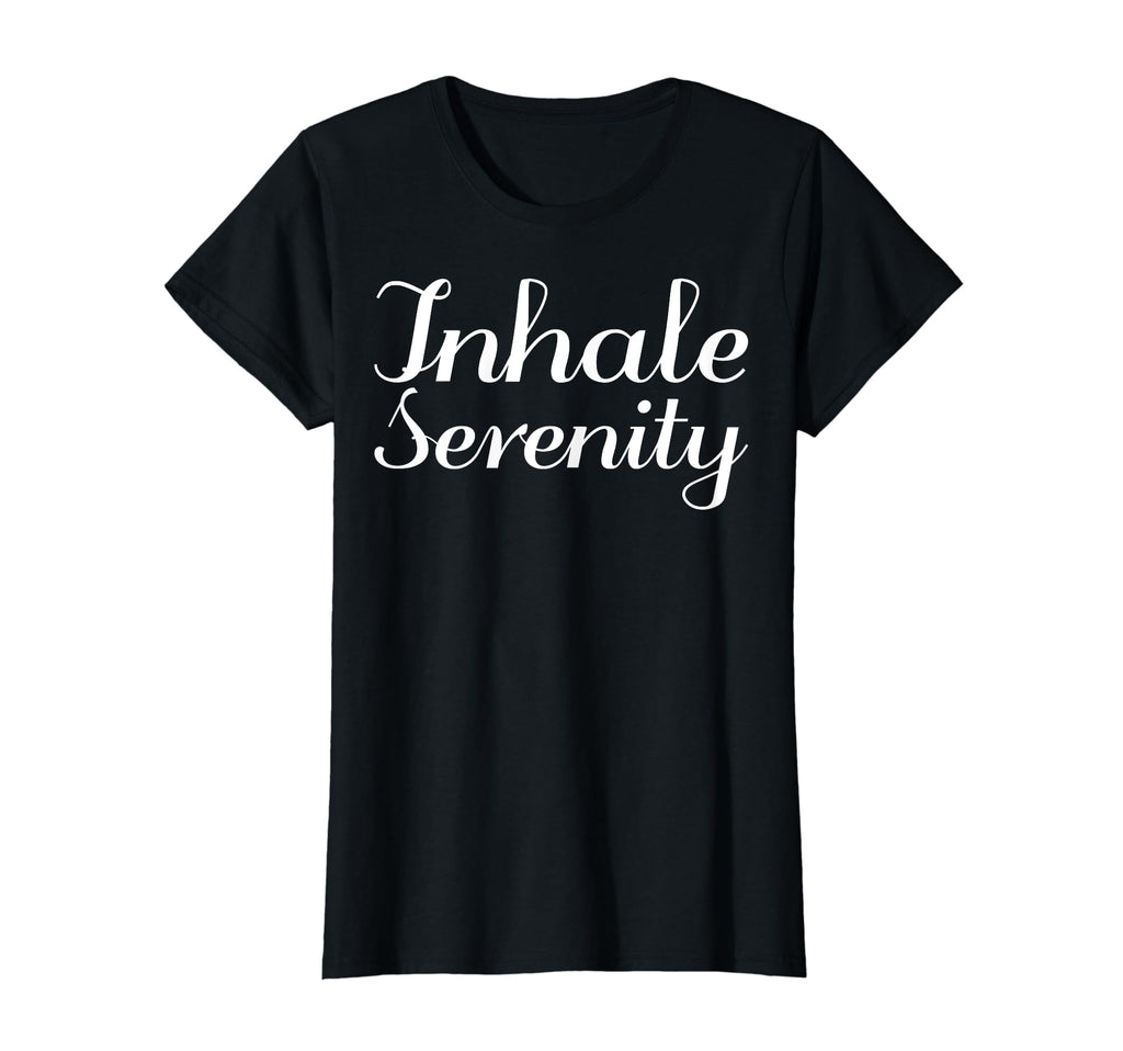 Inhale Serenity Mental Health Therapist T-Shirt - Custom Art Print Unisex - T-Shirt, Sweatshirt, Hoodie