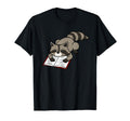 Raccoon Wildlife Animal Literature T-Shirt - Custom Art Print Men Women - T-Shirt, Sweatshirt, Hoodie