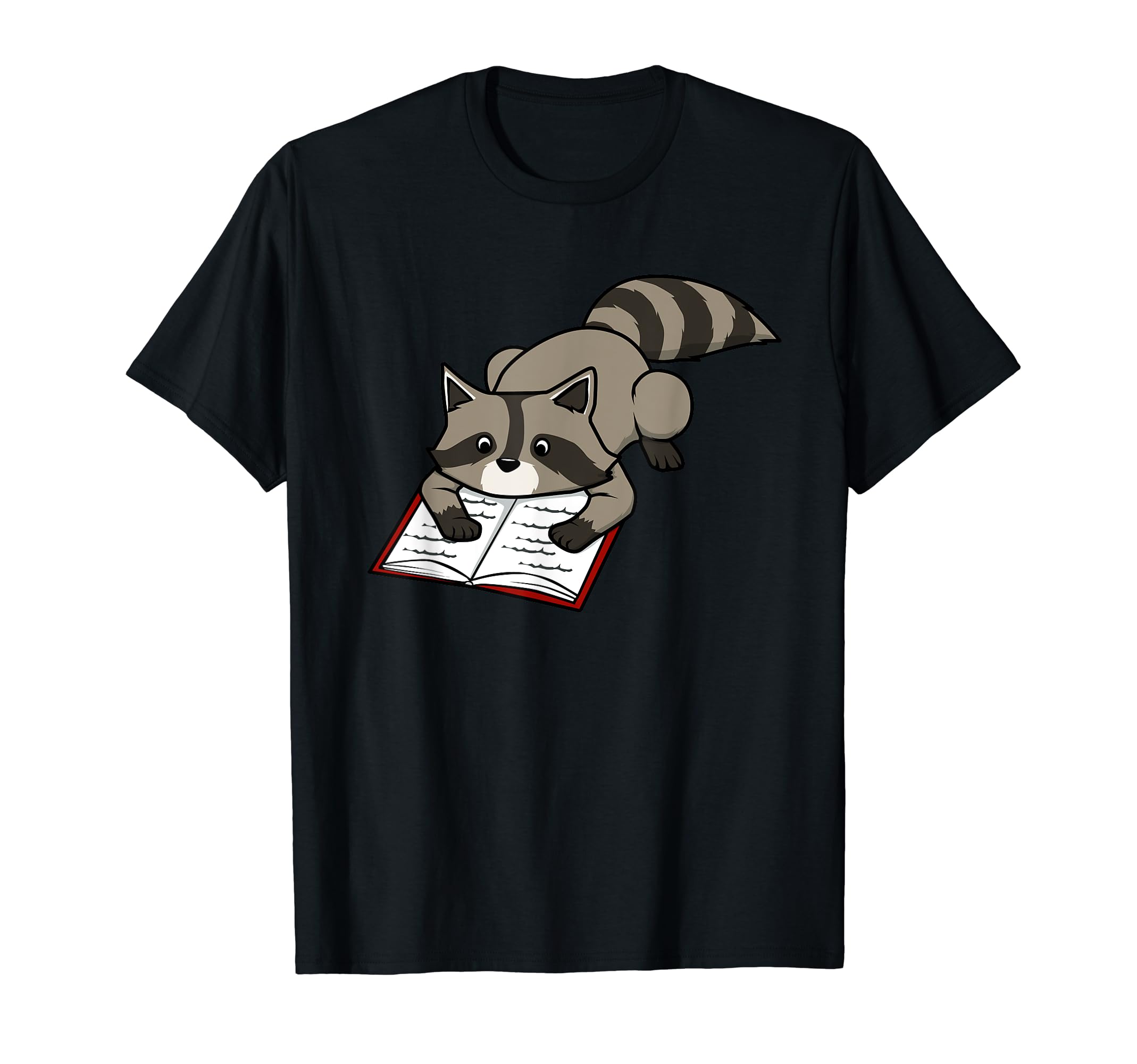 Raccoon Wildlife Animal Literature T-Shirt - Custom Art Print Men Women - T-Shirt, Sweatshirt, Hoodie