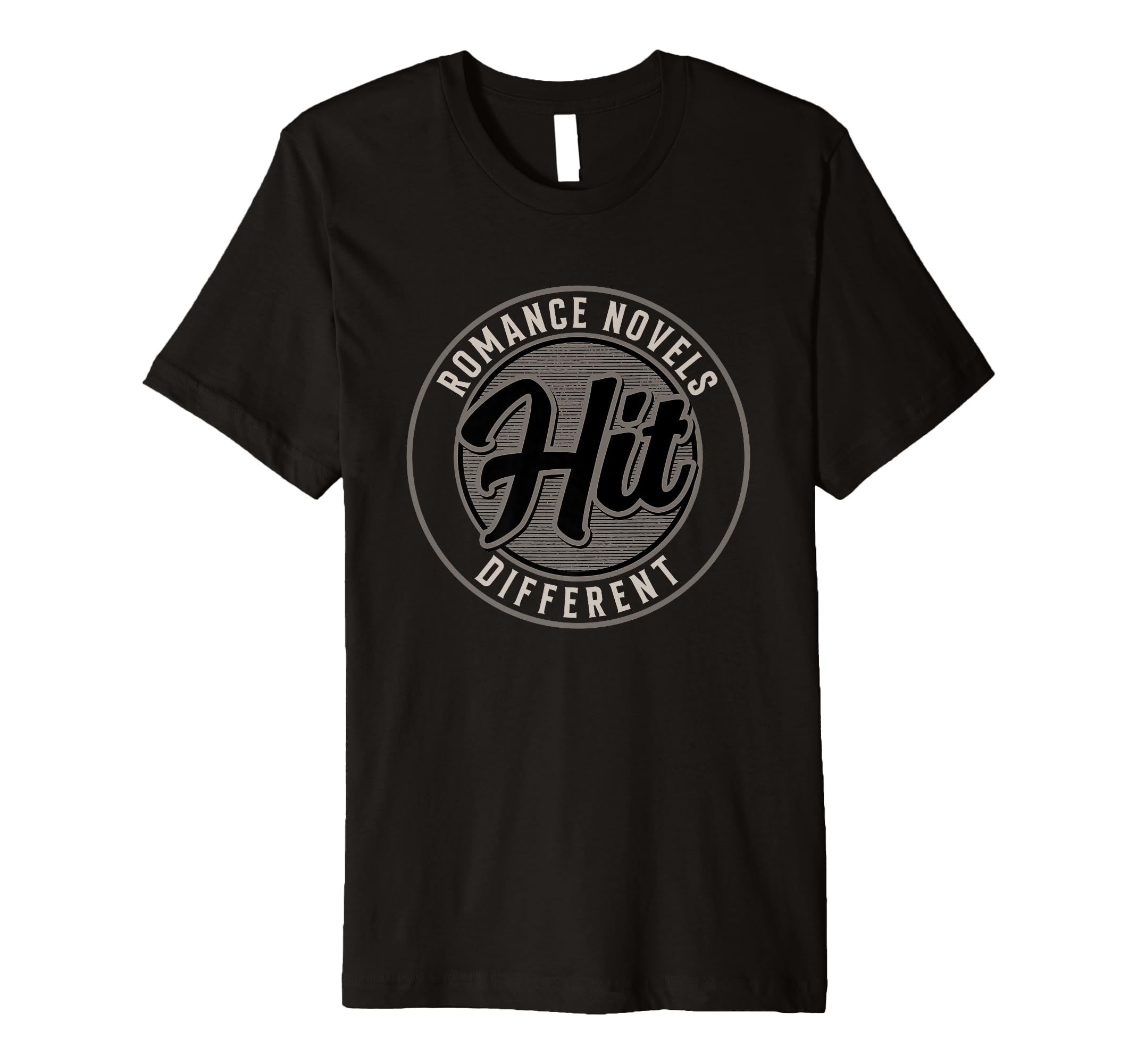 Romance Novels Hit Different Bold Book T-Shirt - Custom Art Print Unisex - T-Shirt, Sweatshirt, Hoodie