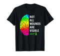 Not All Wounds Are Visible Mental T-Shirt - Graphic Print for Adults - T-Shirt, Sweatshirt, Hoodie