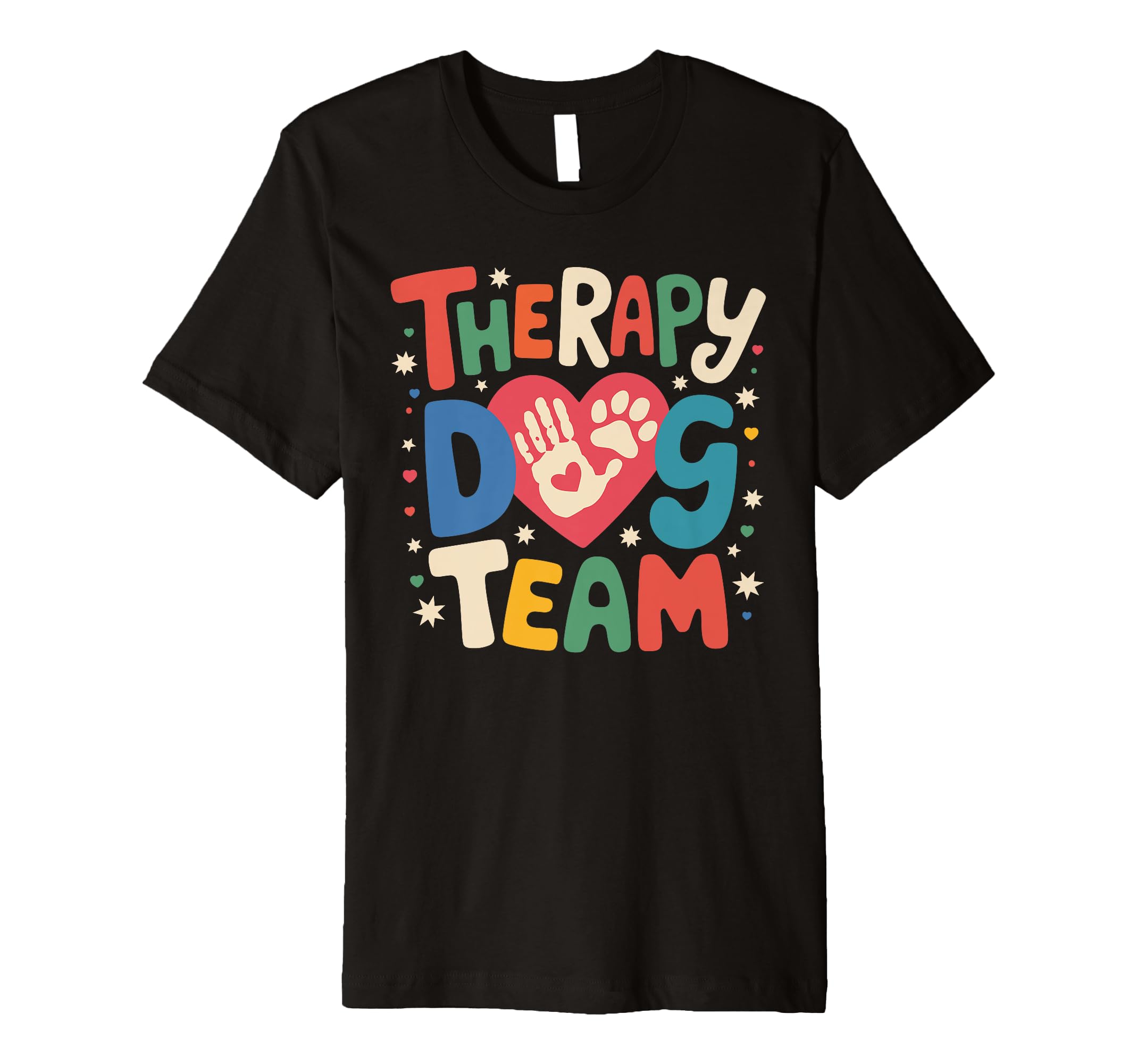Therapy Dog Team Dog Lovers T-Shirt - Unique Graphic Men Women - T-Shirt, Sweatshirt, Hoodie