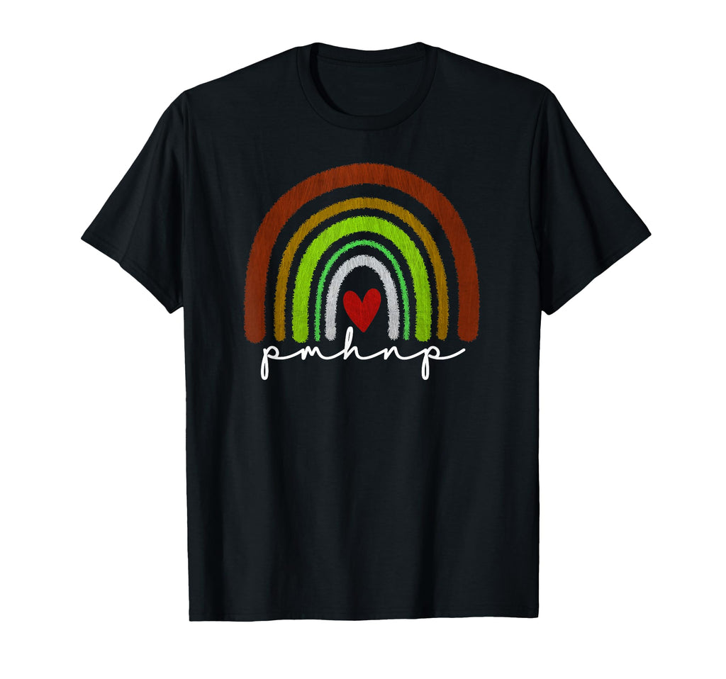 Pmhnp Rainbow Psychiatric Mental T-Shirt - Custom Art Print for Adults - T-Shirt, Sweatshirt, Hoodie