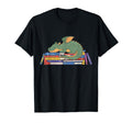 Funny Hoarding Books Dragon Reading T-Shirt - Fun Novelty Design Unisex - T-Shirt, Sweatshirt, Hoodie