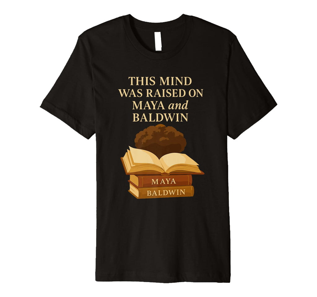Black And Booked Afro Literary T-Shirt - Casual Everyday Wear Men Women - T-Shirt, Sweatshirt, Hoodie