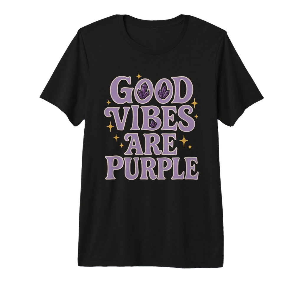 Amethyst Addict Healing Crystal T-Shirt - Minimalist Print for Adults - T-Shirt, Sweatshirt, Hoodie
