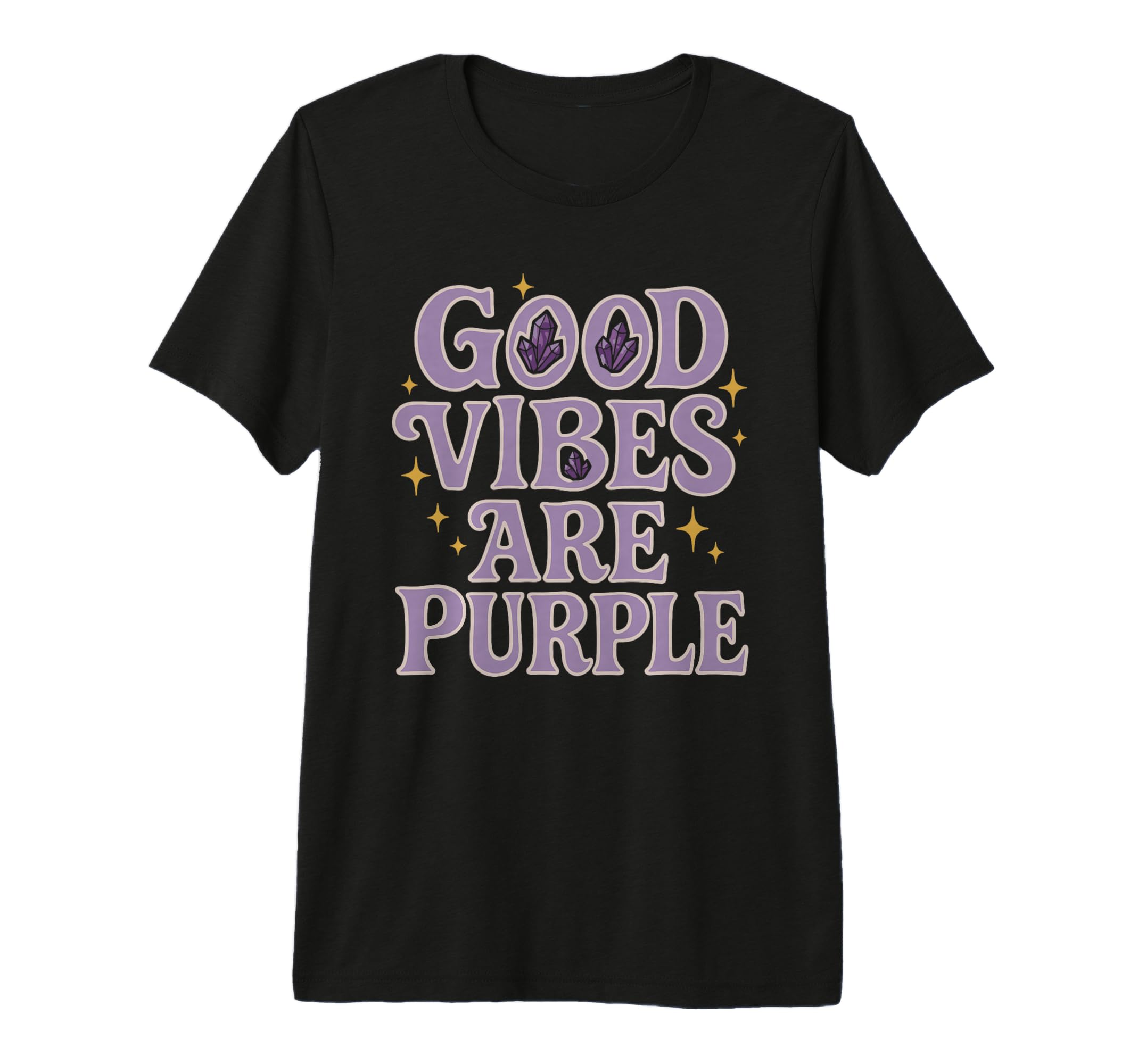 Amethyst Addict Healing Crystal T-Shirt - Minimalist Print for Adults - T-Shirt, Sweatshirt, Hoodie