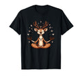 Meditation Deer Yoga Pose Relaxing T-Shirt - Graphic Print for Adults - T-Shirt, Sweatshirt, Hoodie